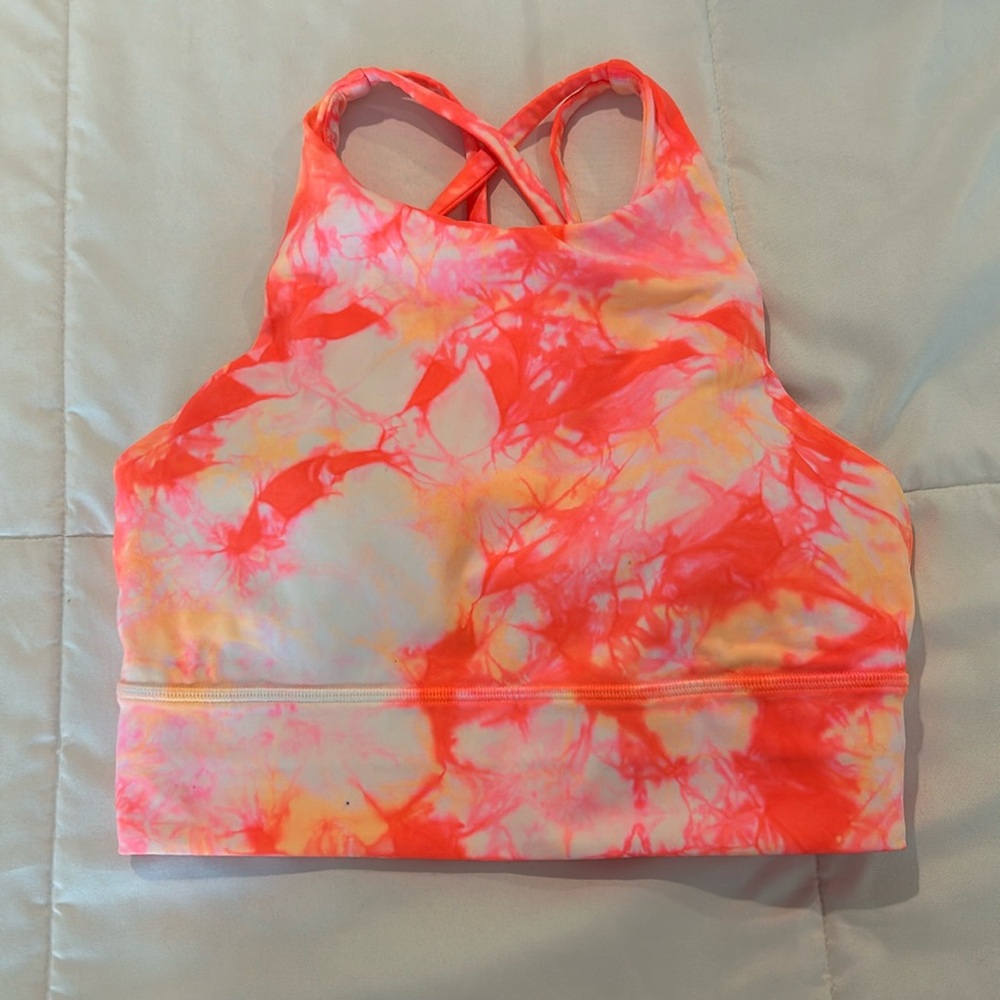 Lululemon Long Line Energy Bra High Neck